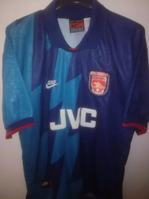 ARSENAL 1995-1996 JVC camiseta shirt trikot maillot maglia nike