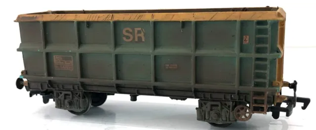 Kit Built Plastic Weathered Poa Scrap Wagon With Scale Scrap/Swarf Load