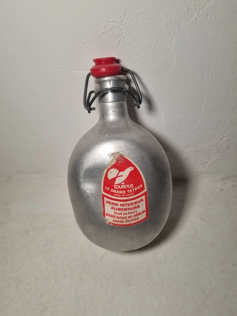 Gourde aluminium Tournus, le grand tétras ,1 litre montagne