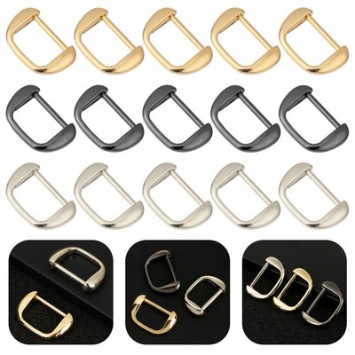 Argento 20x12x2.8mm Non-brand 20 Pezzi in Metallo Quadrato Fibbia Borsa Connettore della Cinghia per Borsa Fai da Te Artigianale 