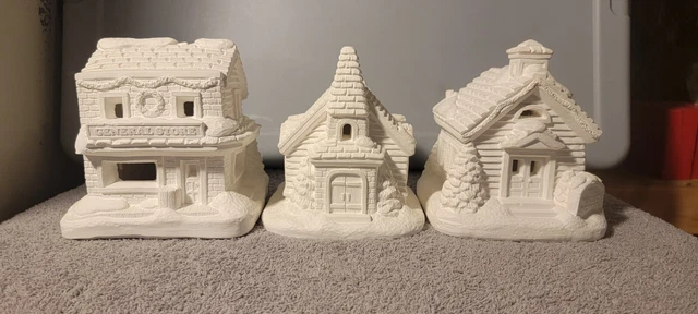LOTE DE 3 Accents Unlimited Wee Crafts Village