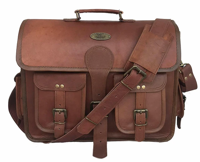 Acquista Borsa in pelle di capra vintage vera messenger marrone da uomo valigetta per laptop vera nuova in Italia a partire da 68 Acquista Borsa in pelle di capra vintage vera messenger marrone da uomo valigetta per laptop vera nuova in Italia a partire da 68
