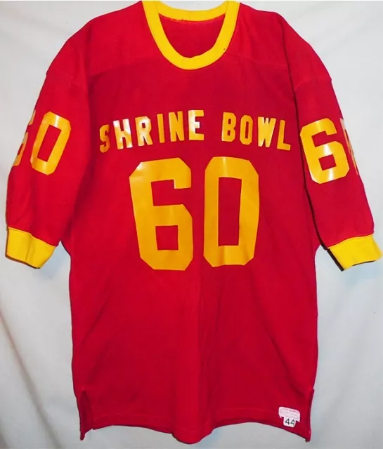 1960's -East-West Shrine Bowl-Vintage Game Used College Football All-Star Jersey