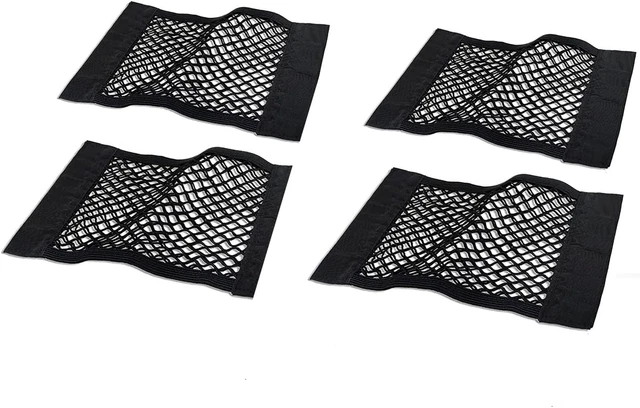 Rete Portaoggetti per Auto Bagagliaio, 4PCS Rete Portaoggetti Tasca Oganizer, 50