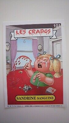 JULIEN VAURIEN Carte n°141 "LES CRADOS" Garbage Gang TOPPS 1985 RARE ! 