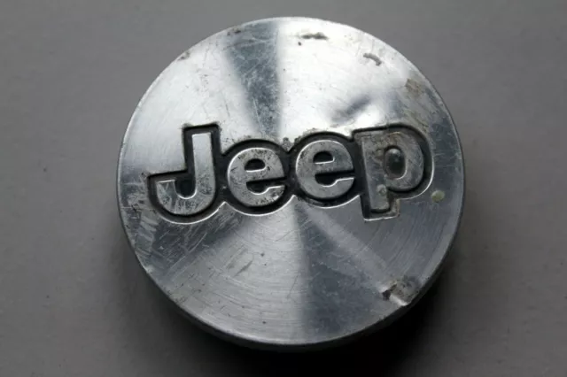 Rare Original JEEP 5CF97TRM Silver Alloy Wheel Center Plastic Cap Cover Hub