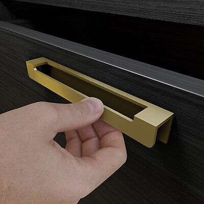 HRX Glass PH01 Pair of Self-Stick Pull Handles for Kitchen Cabinet & Closet Door