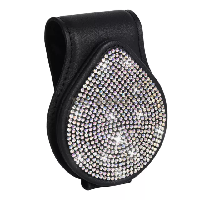 Sunglasses Holder Sun Visor Accessories Glasses Holder Frame Diamond Car Parts