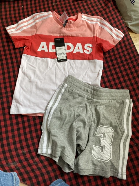 Adidas 5-6 anni tuta estiva ragazze tuta corta