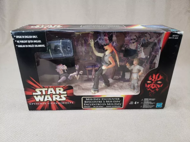 Star Wars - Episode 1 - Mos Espa Encounter Action Figure Set - Sebulba, Jar Jar