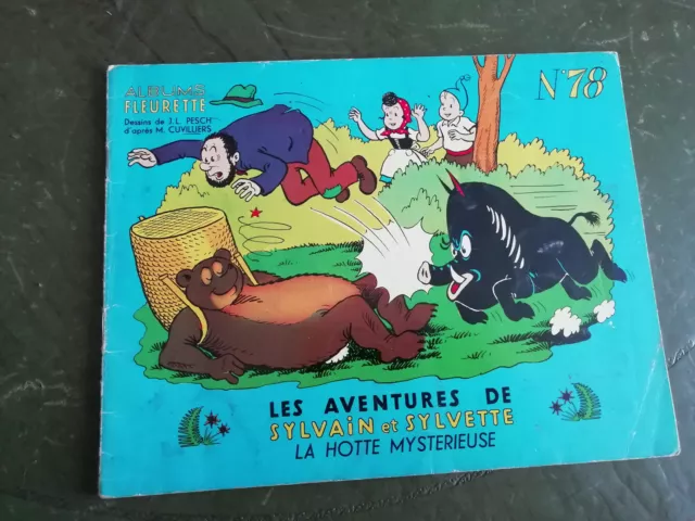 Les Aventures De Sylvain Et Sylvette "La Hotte Mystérieuse" N°78 1966