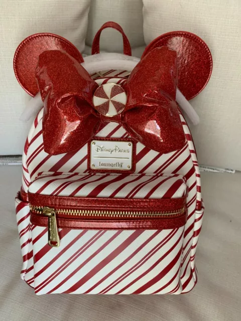 Loungefly candy cane backpack deals