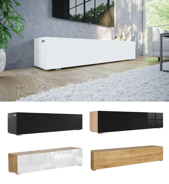En.casa] TV Hängeboard Lapinlahti Lowboard Hängeschrank 140 Cm TV