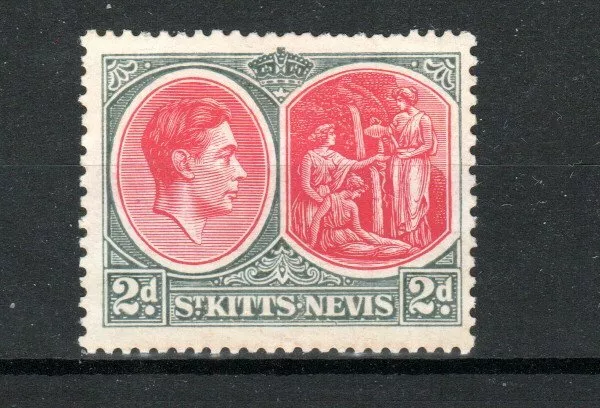 St Kitts-Nevis 1938-50 2d King George VI Et Médicinale Ressort MH