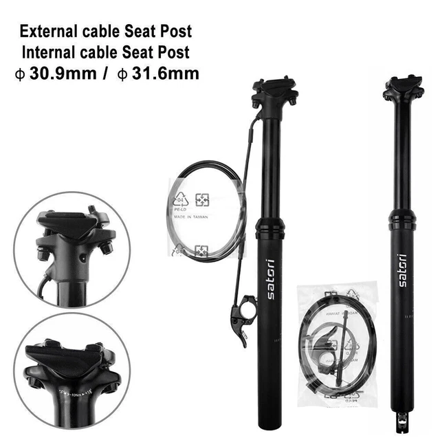Satori Sorata Pro Bike MTB Dropper Seat Post Internal External Cable Routing