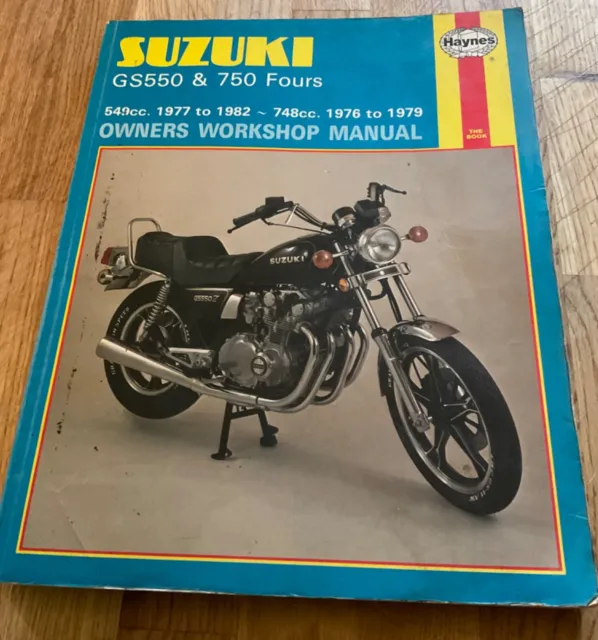 Haynes Owners Workshop Manual - Suzuki GS550 & 750 Fours,