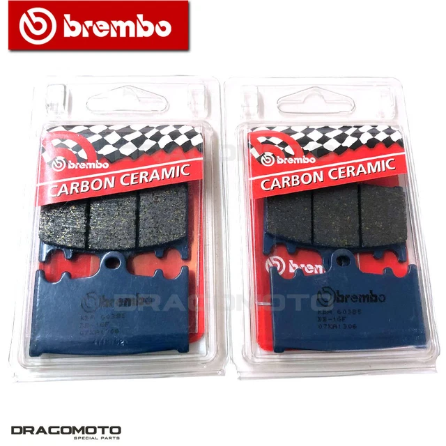 Plaquettes De Frein Avant Brembo Carbone Céramique Pour Kawasaki Z750 2011-2012 - Neuf, Garantie 2 Ans
