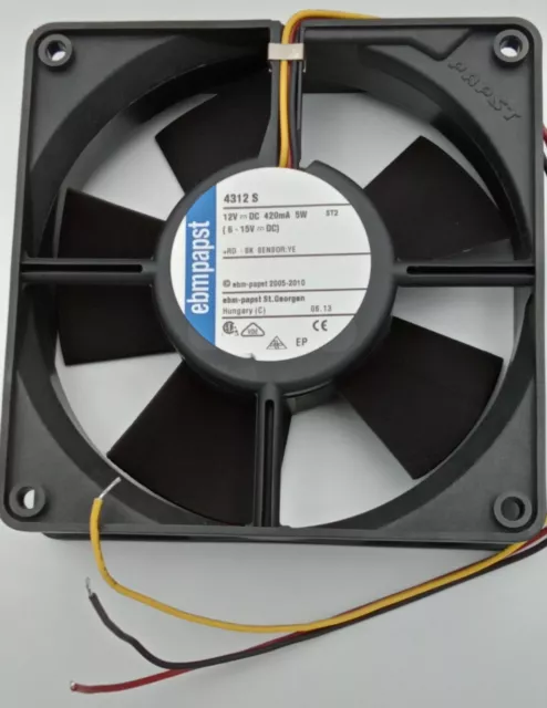 4312S  EBMPAST FAN Ventola 4312S - FAN, 119x119x32 mm, 12VDC con tracking Signal