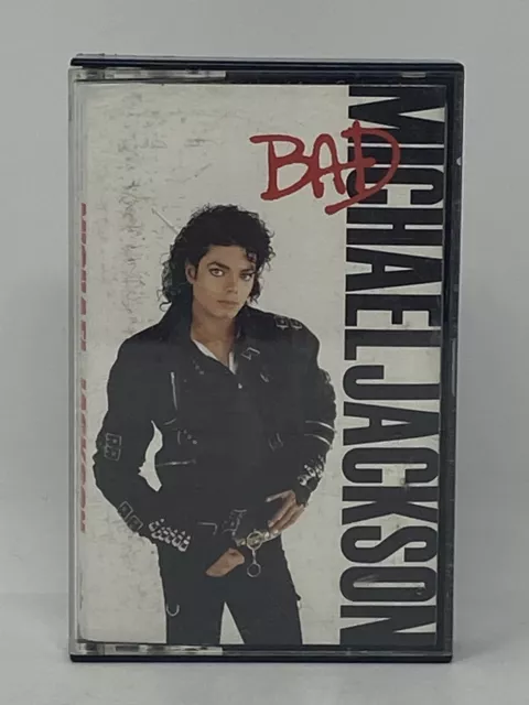 Michael Jackson - Bad (1987) Cassette Tape Smooth Criminal Man In The Mirror