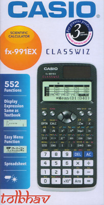CASIO FX-991EX BLACK Scientific Calculator FX 991 EX, 552 Functions ...