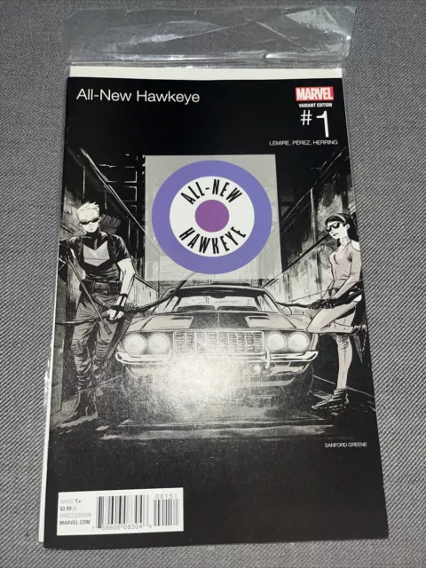 Rare Comic: ALL NEW HAWKEYE #1 HIP HOP VARIANT COVER MARVEL COMICS  KATE BISHOP