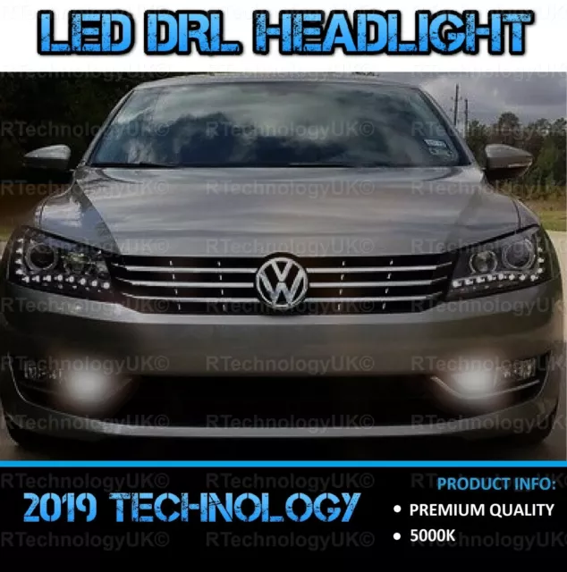 PREMIUM for VW Passat B7 2010-2014 DRL LED Xenon White Light Bulbs UK SELLER