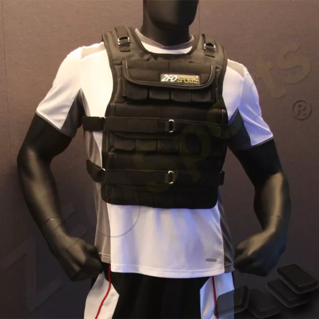 ZFO Sports® - 80LBS(Long Style) WEIGHT WEIGHTED VEST / NEW / Check Our Feedback