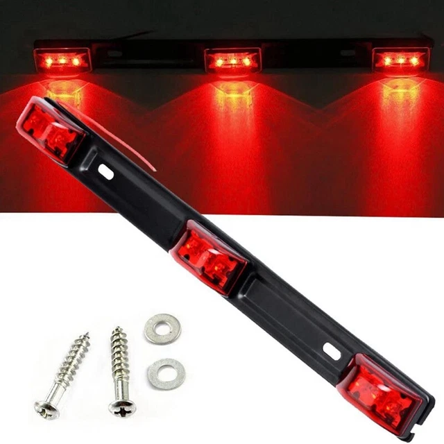 Feu Antibrouillard Arrière LED Pour Camion, Remorque – Rouge, Haute Luminosité, étanche – Facile à Installer, Sécurité Renforcée