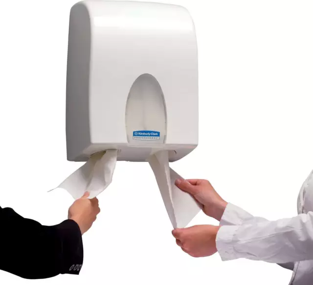 Kimberly Clark Aquarius 9962 Dual Folded Hand Towel Tissue Dispenser White C1K