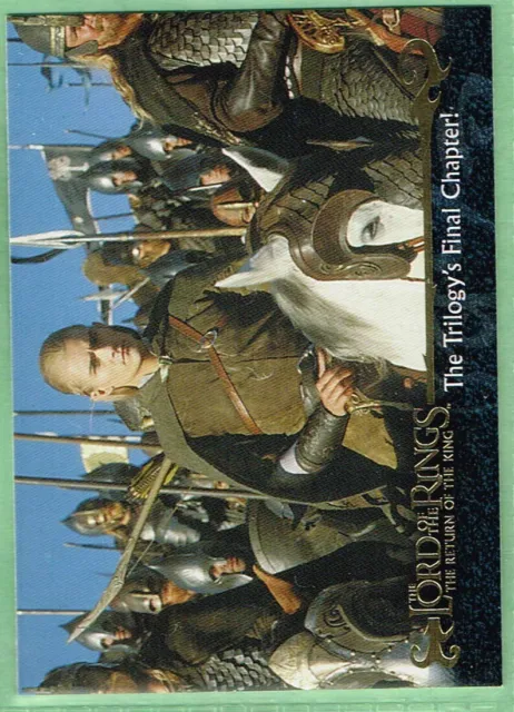 2003 Topps The Lord of the Rings: The Return of the King Promo #P3