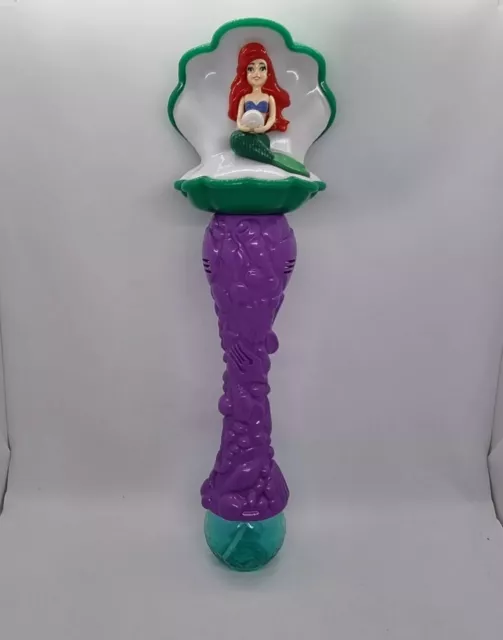 Disney Parks The Little Mermaid Ariel Light Up Musical Bubble Wand 1988 Working