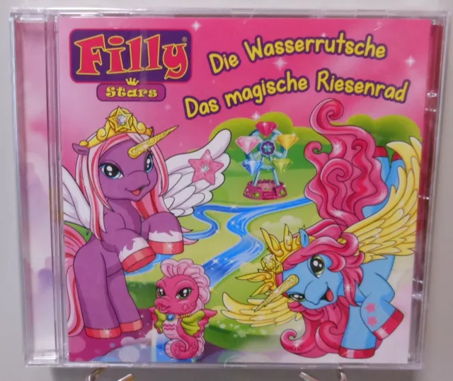 Hörspiel Kinder CD Filly Stars Wasserrutsche Magische Riesenrad Einhorn #T368