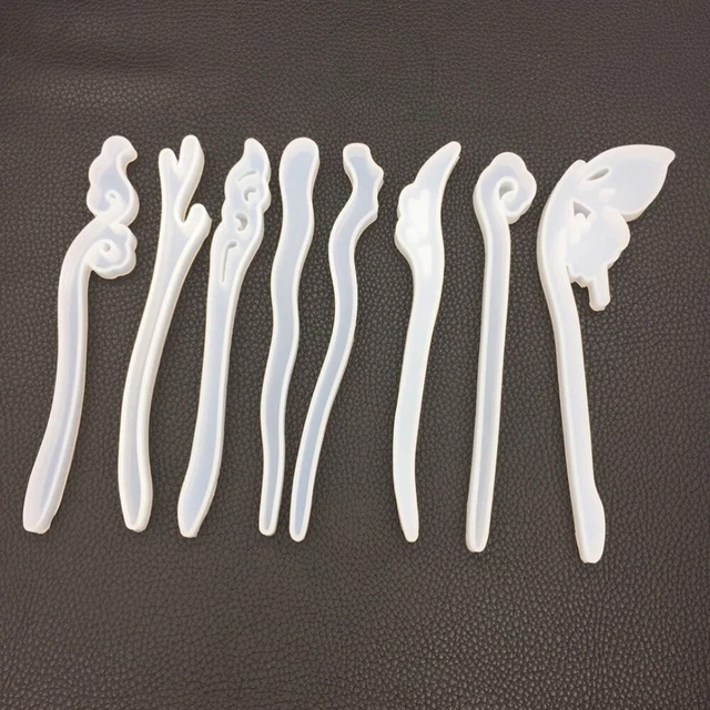 8 Pcs Resin Jewelry Kit Art Molds DIY Making Fudge Creative Family