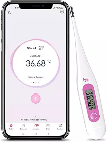 Femometer Thermomètre Basal Digital Température Pendant la Grossesse Planific...