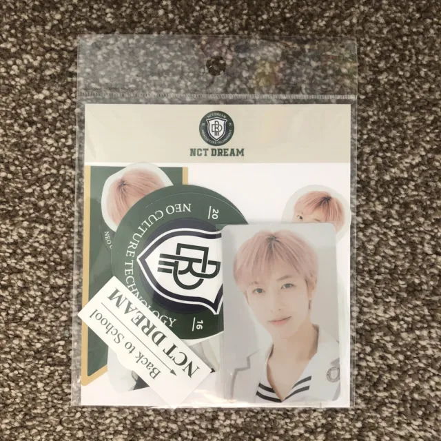 NCT DREAM Back To School Renjun Luggage Sticker + Photocard Set