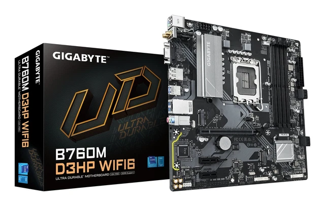 GIGABYTE B760M D3HP WIFI6 Micro-ATX DDR5 Intel LGA1700 £125.92 ...