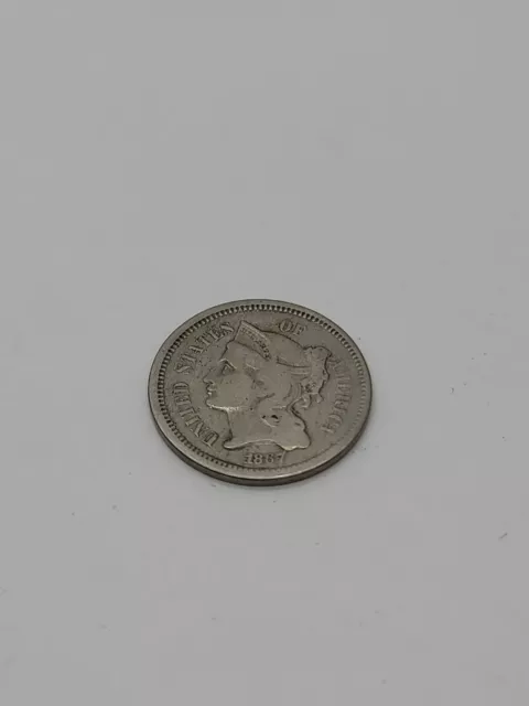 1867 3CN Three Cent Nickel You Grade