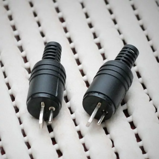 2-polige DIN-Stecker Lautsprecher und HiFi-Anschluss Schraubklemmen [2 Pack]_MG