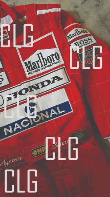 Réplique Senna Cordura Combinaison De Course F1 Ayrton Senna 1991