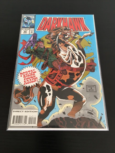 DARKHAWK  Marvel Comics Low Run #45 Comic Books Vintage Key Issue 3