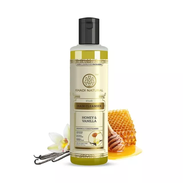 S2J Khadi Natural Honey & Vanilla Hair Cleanser -210 ML