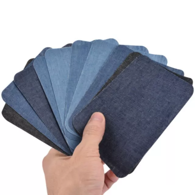 Pack de 10 5 options de couleur patchs Jean fiables pour restauration de vêteme