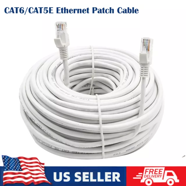 Ultrapoe CAT6/CAT5E Ethernet Patch Cable Network Internet Cord 6-100FT Multi lot