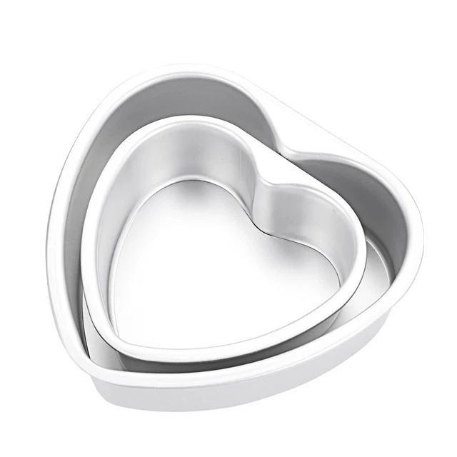 Stampo da forno Torta a forma di cuore Alluminio anodizzato Vassoio per torte