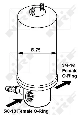 Dryer, Air Conditioning Nrf 33061 For Seat,Vw