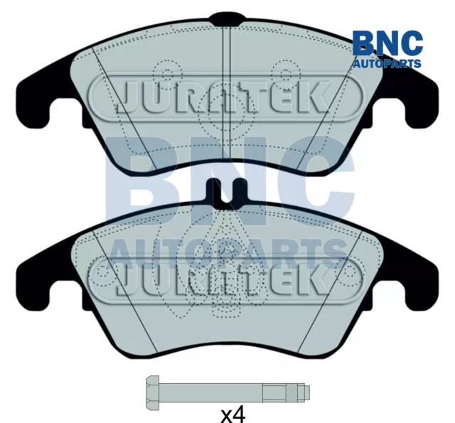 Front Brake Pads Set of 4 for MERCEDES-BENZ E-CLASS Juratek