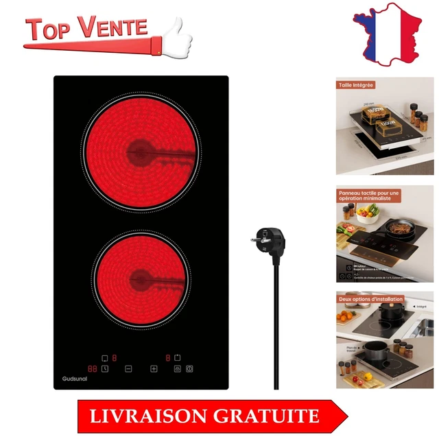 Chauffe-plat Escarg'hot Romanzini - Dalle Vitro-céramique 400W - Orange - Neuf