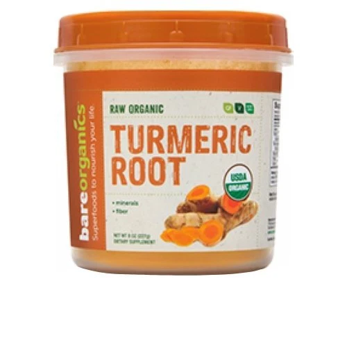 Organic Turmeric Powder 8 Oz by Bare Organics
