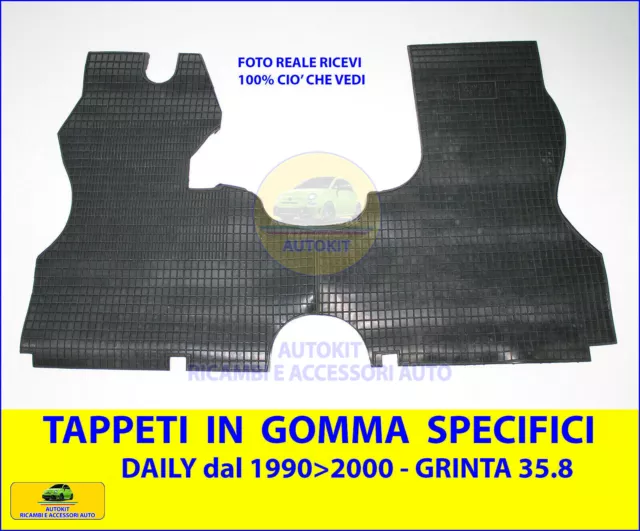 COMPATIBILI Per Daily dal 1989 al 1999 Tappetini Specifici Tappeti in Gomma