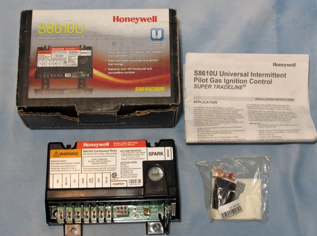 Honeywell S8610U3009 Universal Intermittent Pilot Gas Ignition Module